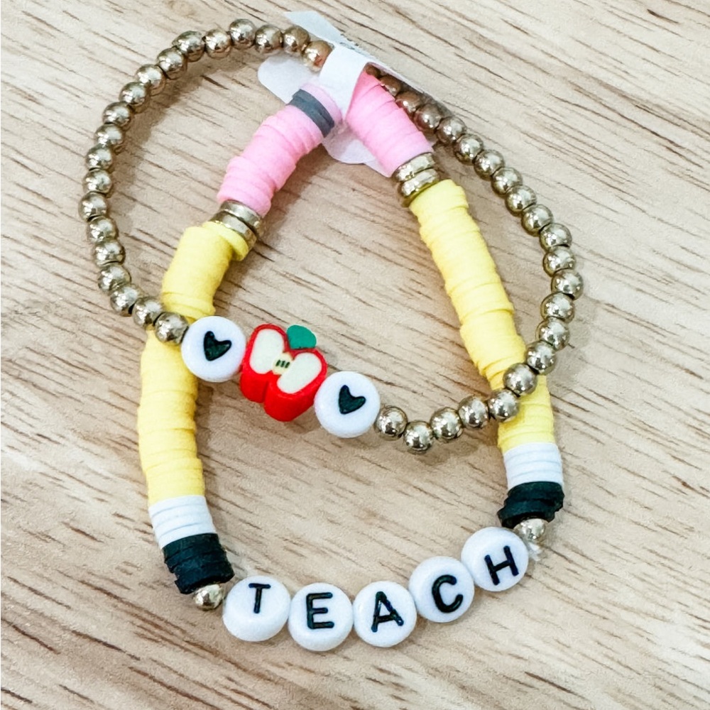 Colorful Beaded Bracelet Set for Teachers
